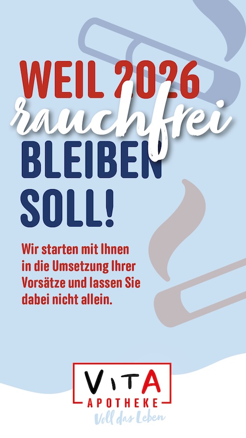 Weil 2026 rauchfrei bleiben soll!