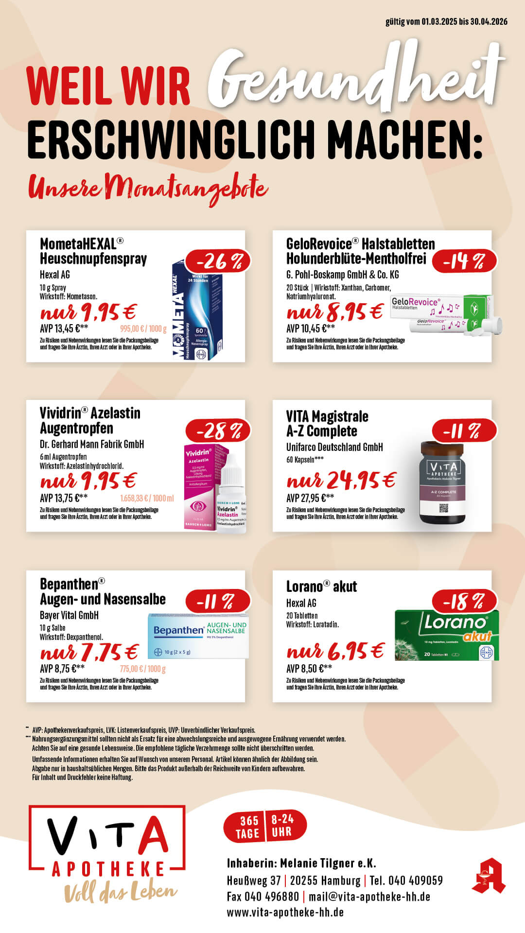 Monatsangebote April 2026